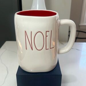 Rae Dunn NOEL Red Letter Mug Christmas NWT